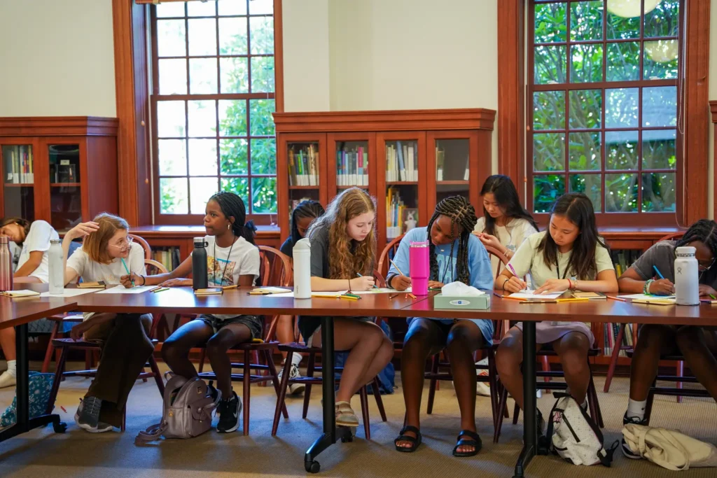 campers of the Institute for Global Education at Summer in Farmington